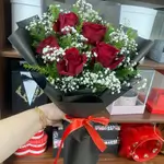 Red Roses Flower Bouquet